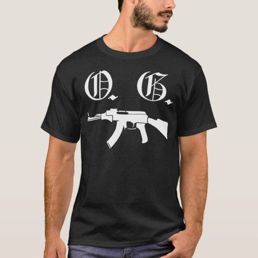 Mens Og Jeder Will, bis es ist ein Gangster zu sei T-Shirt (Vorderseite)