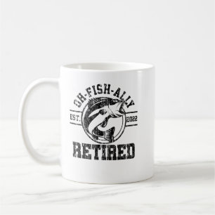 Mens Oh-Fish-Ally Remüde 2022 Fishing Mens Rereife Kaffeetasse
