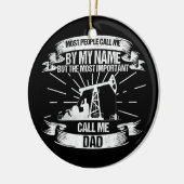 Mens Oilfield Worker Vater Roughneck Keramik Ornament (Links)