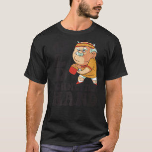 Mens Old Butterfly Hand Opa Outfit Großarl Pla T-Shirt