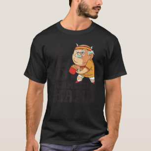 Mens Old Butterfly Hand Opa Outfit Großarl Pla T-Shirt