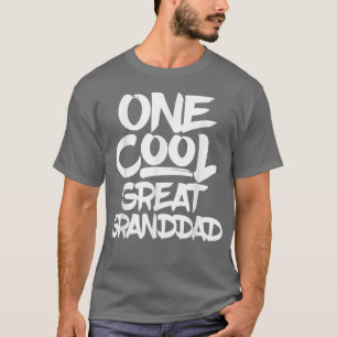 Mens One Cool Great GranddadGroßvater Vathers T-Shirt