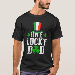 Mens One Lucky Vater Clover Men Pater St Patricks T-Shirt