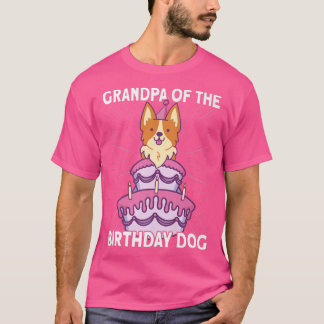 Mens Opa des Geburtstags Hund Geburtstag Corgi Do T-Shirt