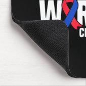 Mens Opa eines Kriegers CHD Kongenitales Herz Dis Mousepad (Ecke)