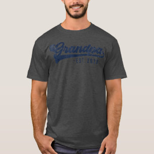 Mens Opa Est 2023 Opa zu Gaben neuen Gran T-Shirt