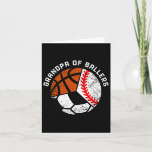Mens Opa of Byllers Fun Bysebyll Soccer Bysket Karte