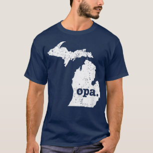 Mens Opa T Michigan T German Großvater T T-Shirt