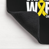 Mens Opa von einem kriegerischen Ribbon-Kinderkreb Mousepad (Ecke)