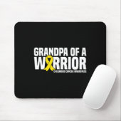 Mens Opa von einem kriegerischen Ribbon-Kinderkreb Mousepad (Mit Mouse)