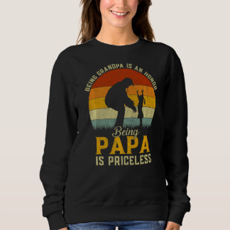 Mens Opa zu sein ist ein ehrenamtlicher Papa-unbez Sweatshirt