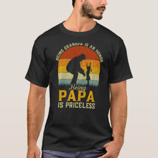 Mens Opa zu sein ist ein ehrenamtlicher Papa-unbez T-Shirt