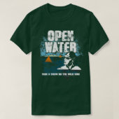 Mens Open Water Swimming und Triathlon T-Shirt (Design vorne)