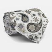 Mens Paisley Pattern Neck Tie Krawatte (Gerollt)