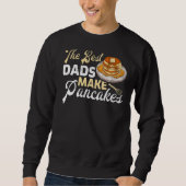 Mens Pancake Maker die besten Vater machen Pancake Sweatshirt (Vorderseite)