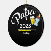 Mens Papa 2023: Babymilch und Bier wird bald Keramik Ornament (Links)