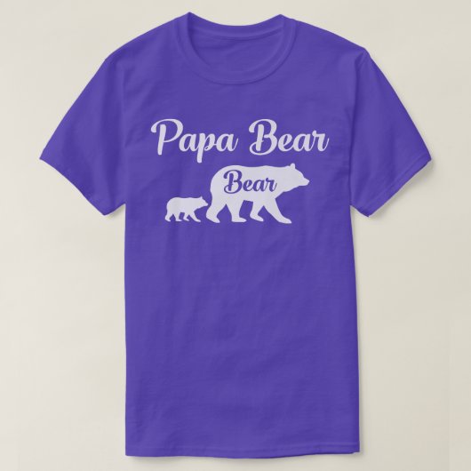 Mens Papa Bear Bear Funny Gift Premium  T-Shirt (Design vorne)