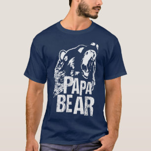 Mens Papa Bear Bester Vater Vater Tag Vater T-Shirt