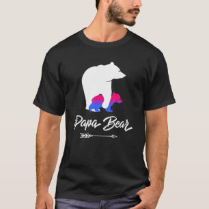 Mens Papa Bear LGBT geradeaus Bisexuell T-Shirt