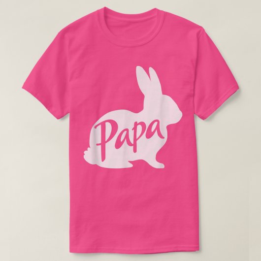 Mens Papa Bunny Rabbit Vater Daddy Vater Opa Ea T-Shirt (Design vorne)