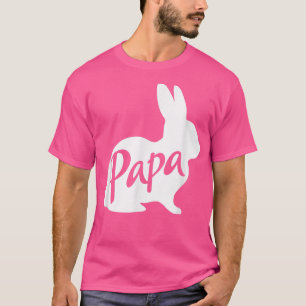 Mens Papa Bunny Rabbit Vater Daddy Vater Opa Ea T-Shirt