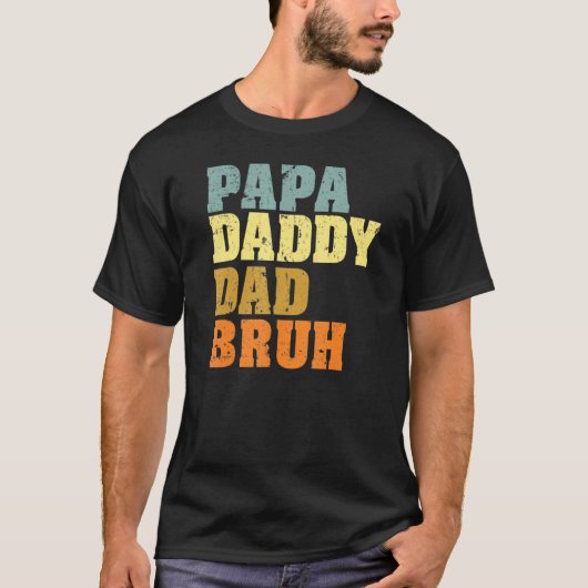 Mens Papa Daddy Vater Bruh, Liebe von Son Boys F T-Shirt (Vorderseite)