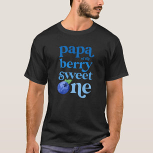 Mens Papa Erstgeburt Berry Sweet One Blueberry T-Shirt