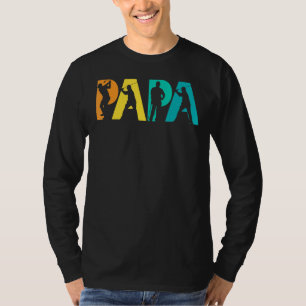 Mens Papa Golf für Vater Großvater Gol T-Shirt