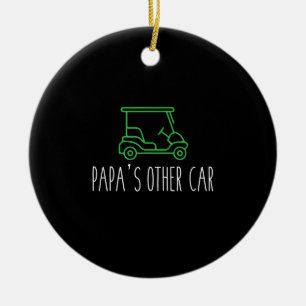 Mens Papa Grandpa Vater Golfplatz Val Grande Golf  Keramik Ornament