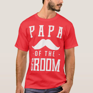 Mens Papa von GroomWedding T-Shirt