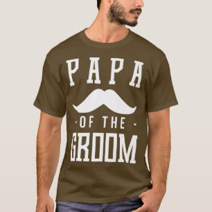 Mens Papa von GroomWedding T-Shirt