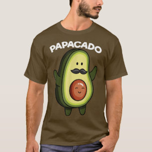 Mens Papacado Funny Avocado Pregnancy Ankündigung T-Shirt