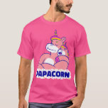 Mens PapaCorn Papa Unicorn  Proud Dad Father Grand T-Shirt<br><div class="desc">Mens PapaCorn Papa Unicorn  Proud Dad Father Grandad Grandfather  .</div>