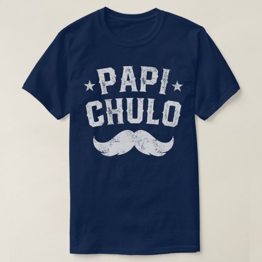 Mens Papi Chulo Regalo Para T-Shirt (Design vorne)