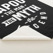 Mens Papou der Mann der Mythos der Legende Geschen Sherpadecke (3/4)