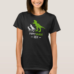 Mens Pappysaurus T Rex Pappy Saurus Dinosaur Vinta T-Shirt