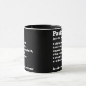 Mens Pastor Funny Definition Funny Pastor Noun Tasse (Zentrum)