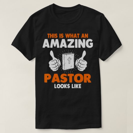 Mens Pastor T-Shirt (Design vorne)