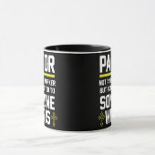 Mens Pastor Tasse (Zentrum)