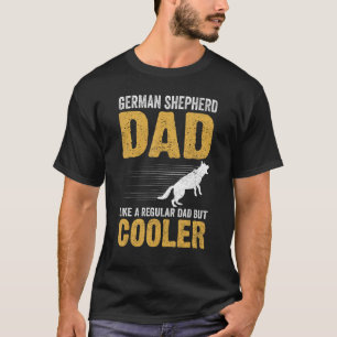 Mens Pater German Shepherd Vater wie ein regulärer T-Shirt