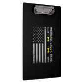 Mens Patriotic Electrical Vater American Flag Fars Klemmbrett (Rechts)