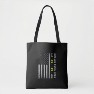Mens Patriotic Electrical Vater American Flag Fars Tasche