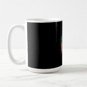 Mens Patriotic Electrician spendet amerikanische F Kaffeetasse