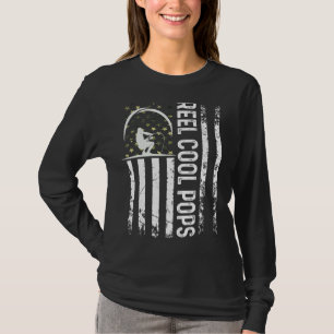 Mens Patriotic Flag Coole Pop für Daddy Husba T-Shirt