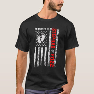 Mens Patriotic für Stepdad 2022 USA Amerika beförd T-Shirt