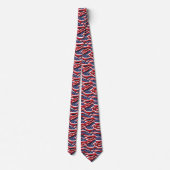 Mens Patriotic USA Flag Krawatte (Rückseite)
