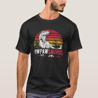 Mens Paw Paw Saurus Vater's Day T Rex Dinosaur Gr T-Shirt