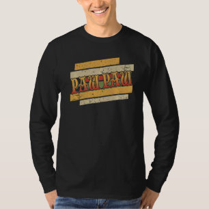 Mens Paw Retro Vintag Stepdad Stepfather T-Shirt