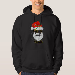 Mens Pawpaw Claus Weihnachtsmannmütze & Beards Opa Hoodie