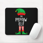 Mens Pepaw Elf Christmas Party Matching Family Gro Mousepad (Mit Mouse)